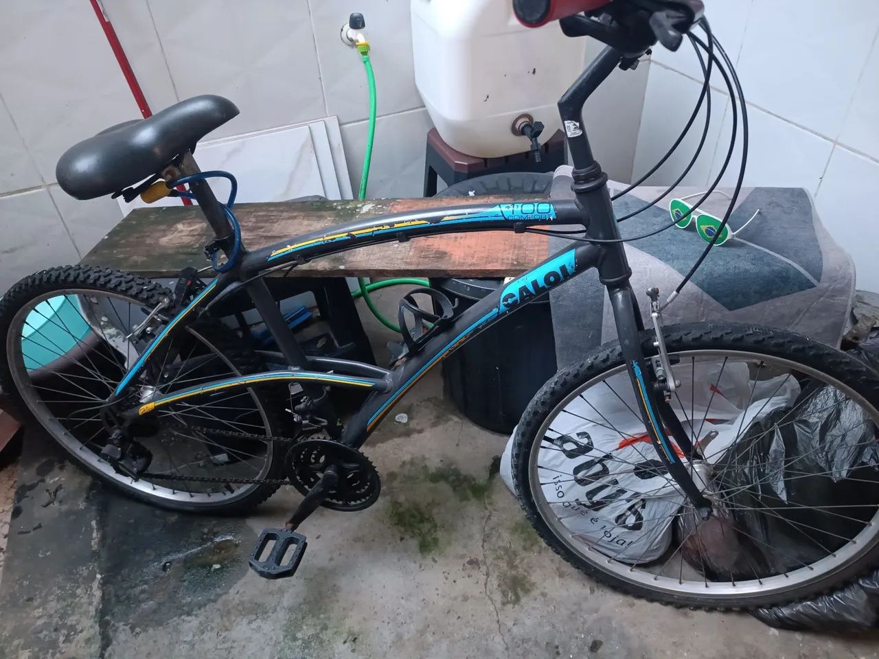 Bicicleta Caloi aro 26 freio Shimano 