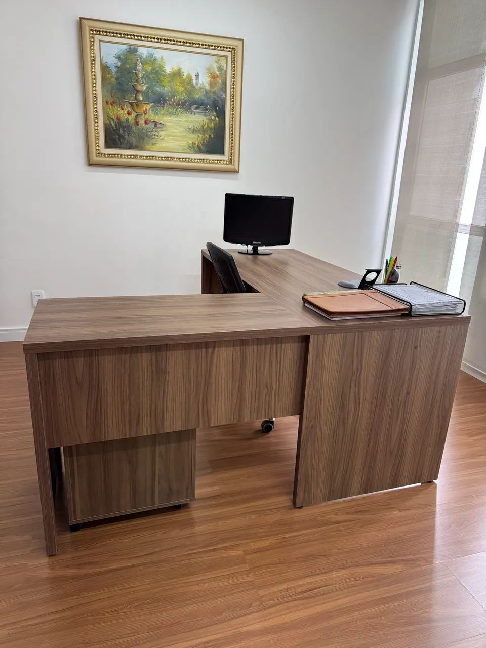 Mesa em L escritório - Foto 3