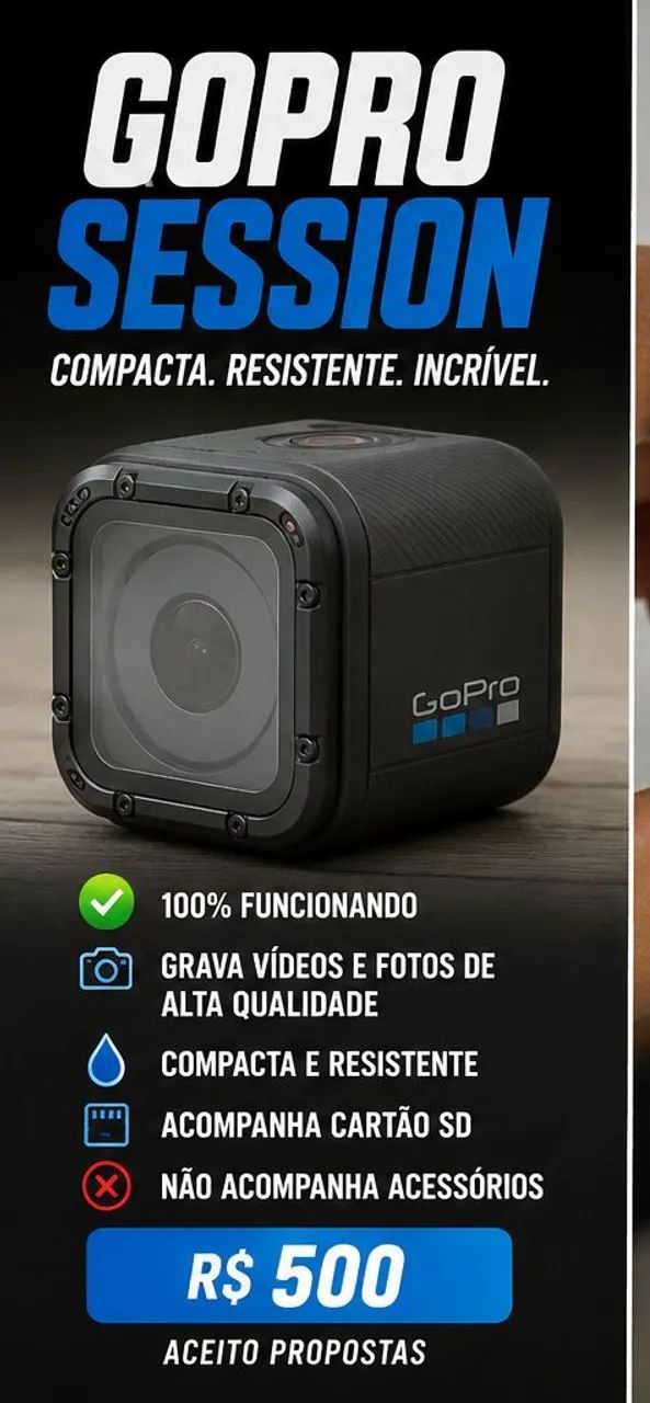 GoPro Session - 100% funcionando - Foto 3