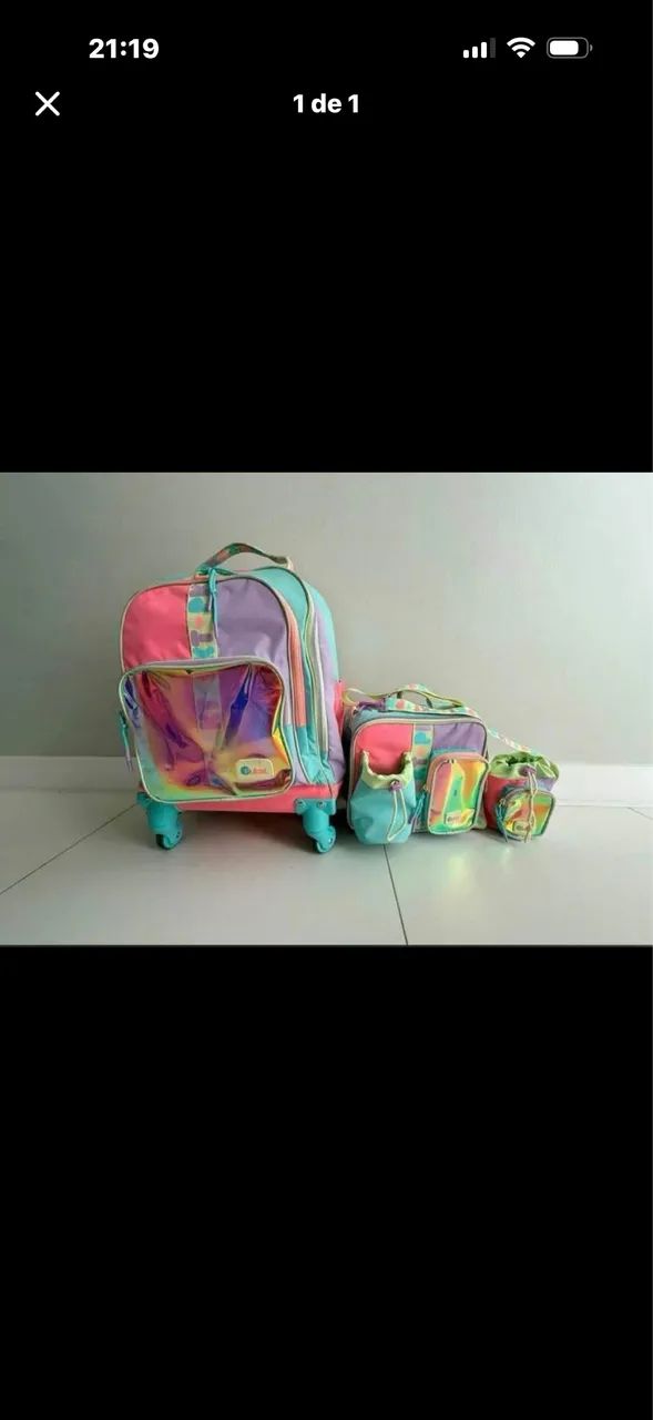 Kit mochila Puket 360 color black 
