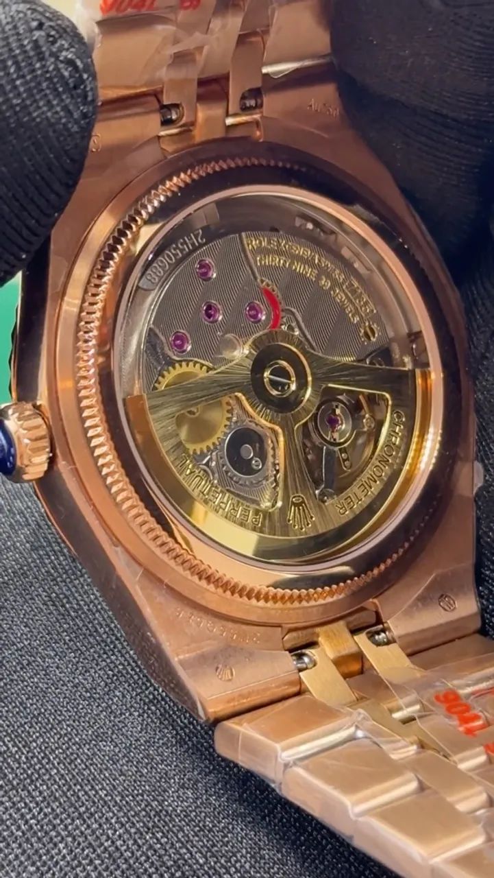 Rolex Rosé Clone Base ETA + Caixa Rolex - Foto 2