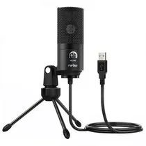 Microfone USB Fifine K669B preto ? Original e lacrado