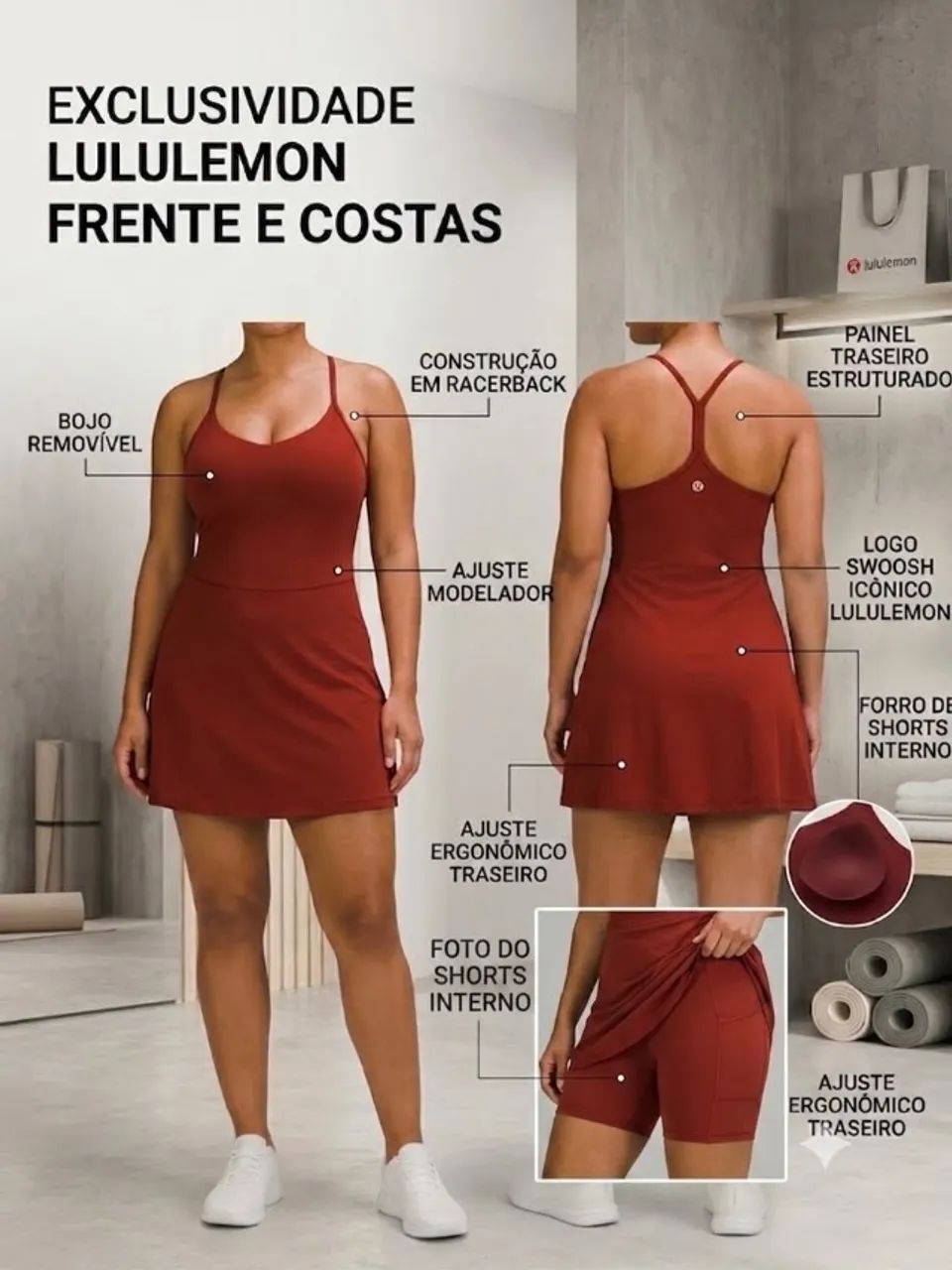 Conjunto Lululemon Academia
