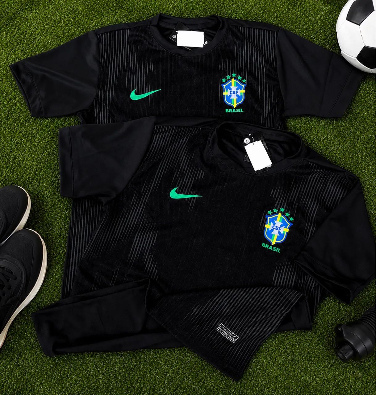 Camisa seleção Brasileira preta  - Foto 2