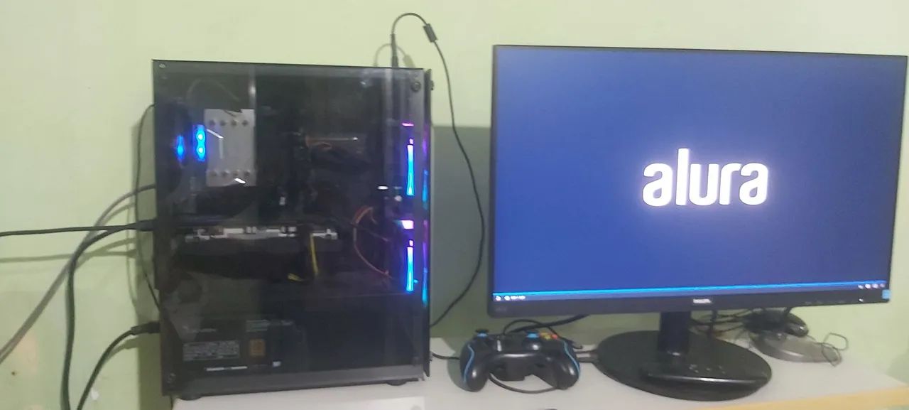 PC Gamer Lindo e Potente! Ryzen 5 + RX 6600M 8GB + 16GB RAM ? Gabinete Wise Vidro e RGB - Foto 3