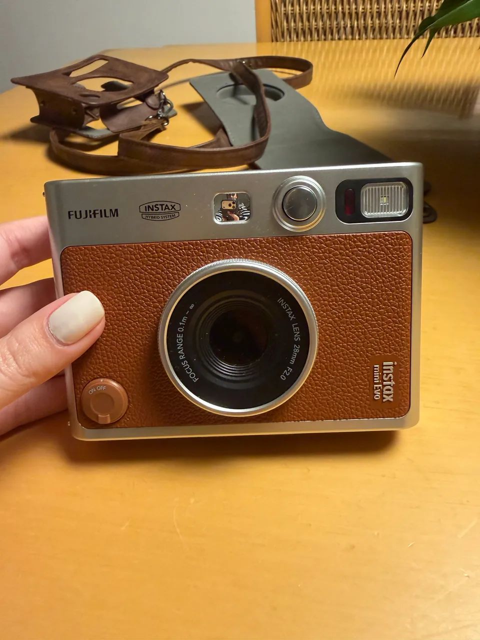 VENDO INSTAX MINI EVO MARROM + BOLSA  - Foto 3