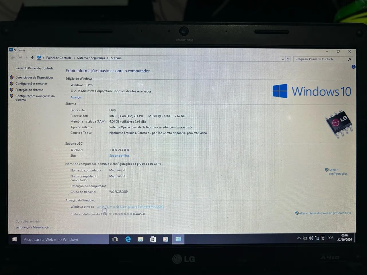 Notebook LG A410 i3 - Foto 5