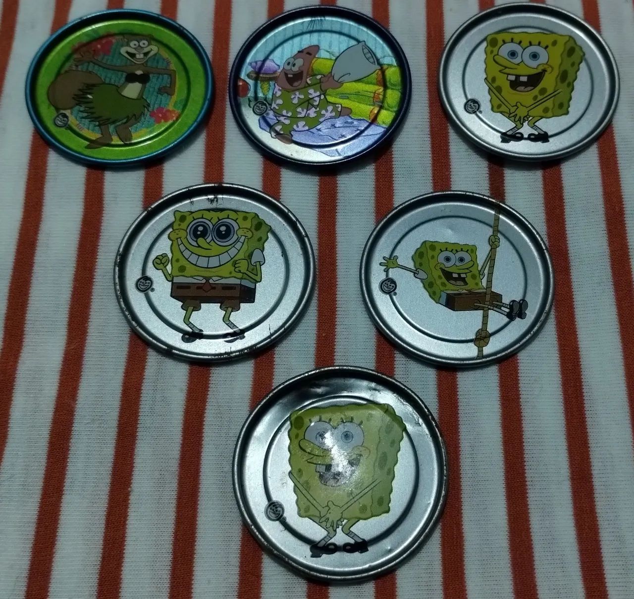 Metal Tazos Bob Esponja - Elma Chips  - Foto 2