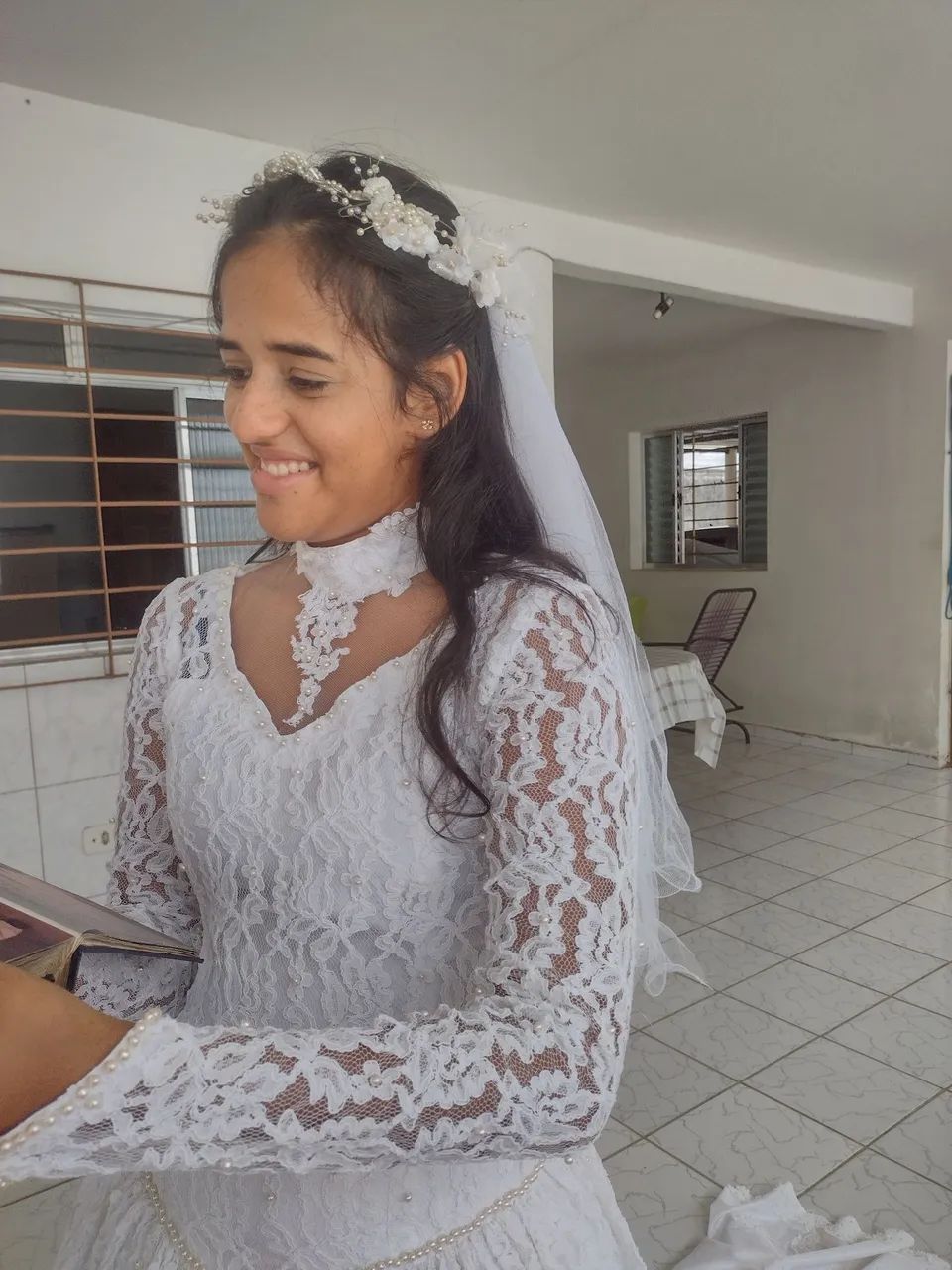 Vestido de noiva completo