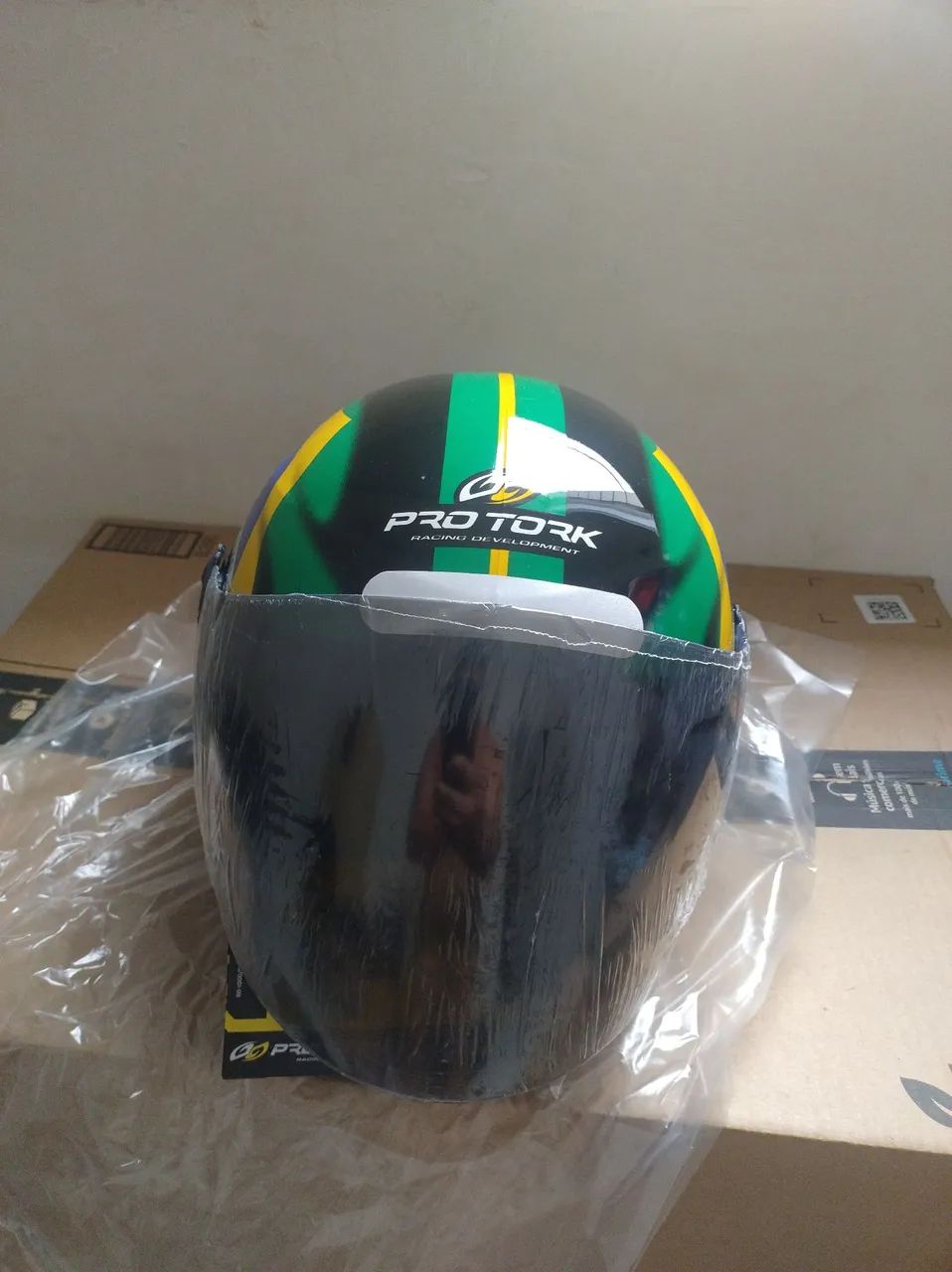Capacete New Liberty 3 Patriota lacrado na caixa Tam 60. - Peças