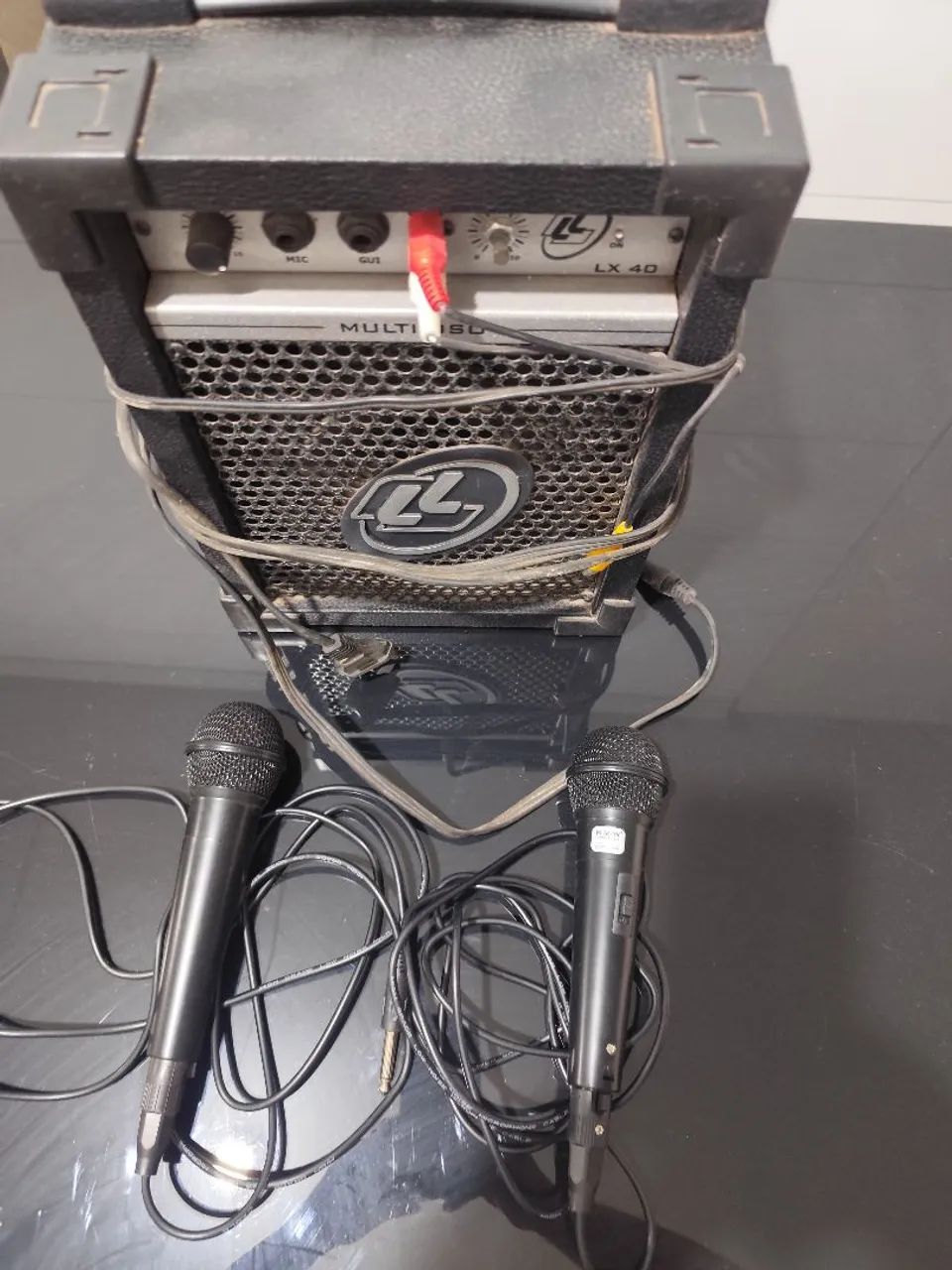 Caixa de som com microfone  - Foto 4
