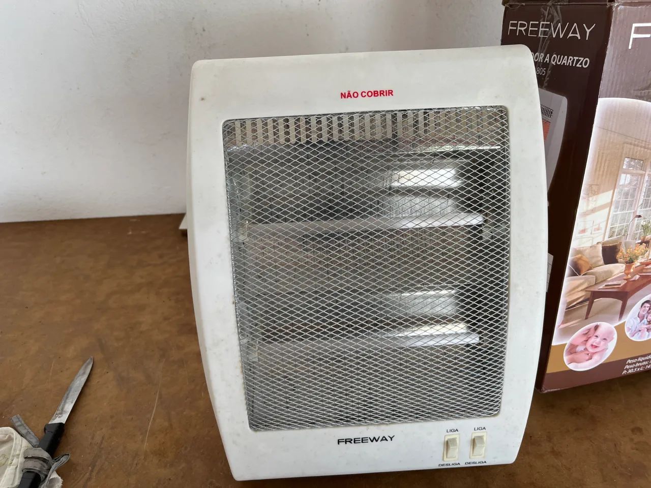 Aquecedor quartzo 800w 110v - Foto 3