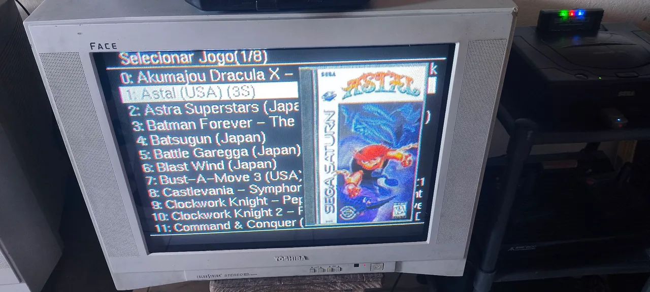 Sega Saturno + Saroo + Controle Tectoy Bluetooth - Foto 3
