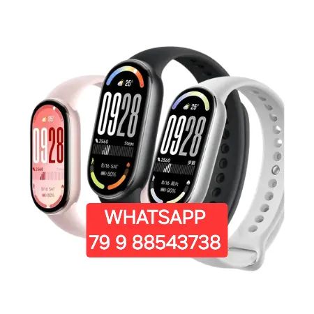 MI BAND 10 XIAOMI LACRADO ROSA PRATA E PRETO