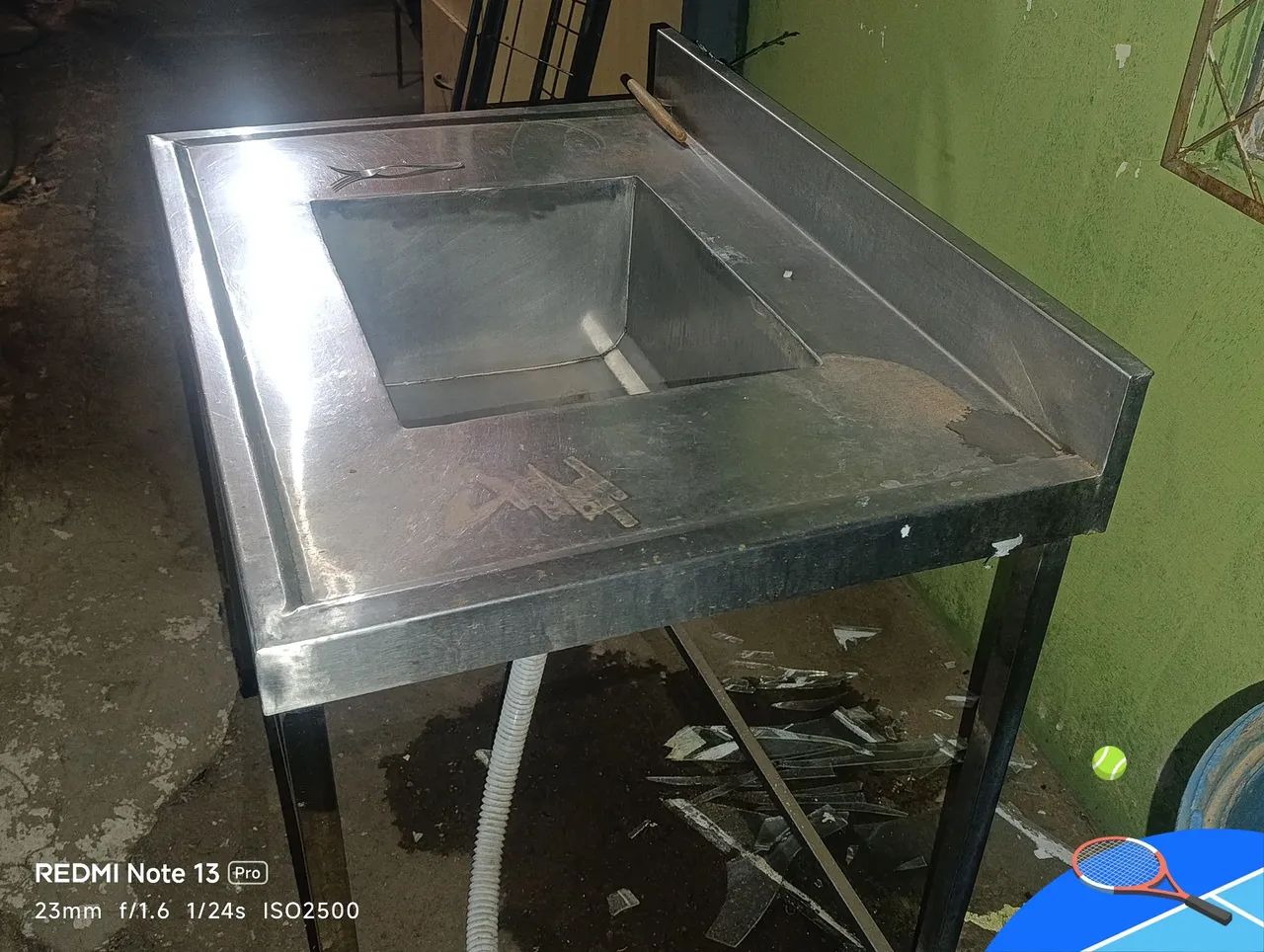 Pia industrial de inox 1m / 0,60cm - Foto 2