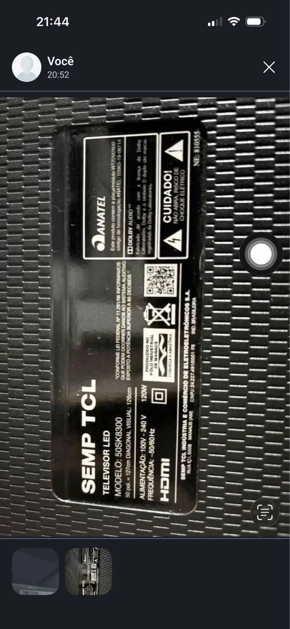 TV TCL Semp 4 K 50 PL - Foto 5