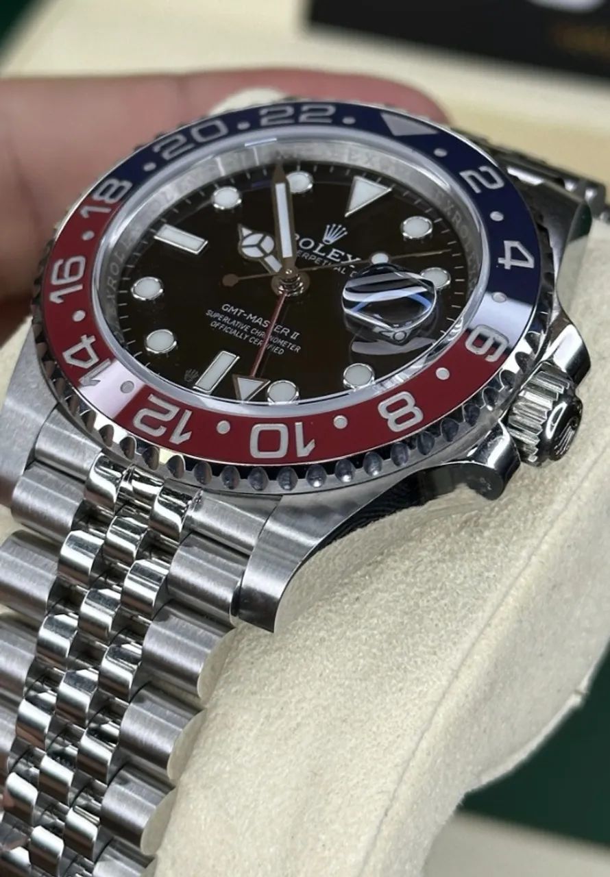 Rolex GMT Master II Pepsi Eta 3035 Automático - Foto 2