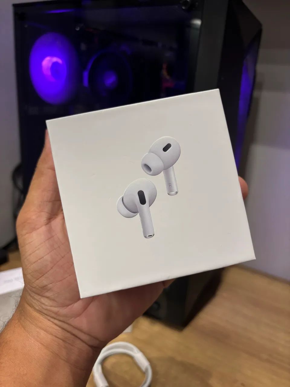 AirPods linha premium com borrachas extras - Fones de Ouvido