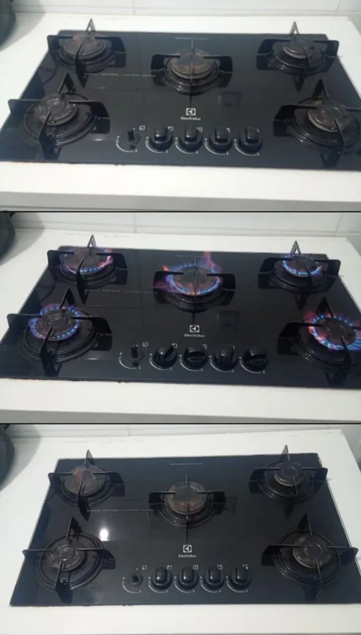 Fogão Cooktop 5 bocas 