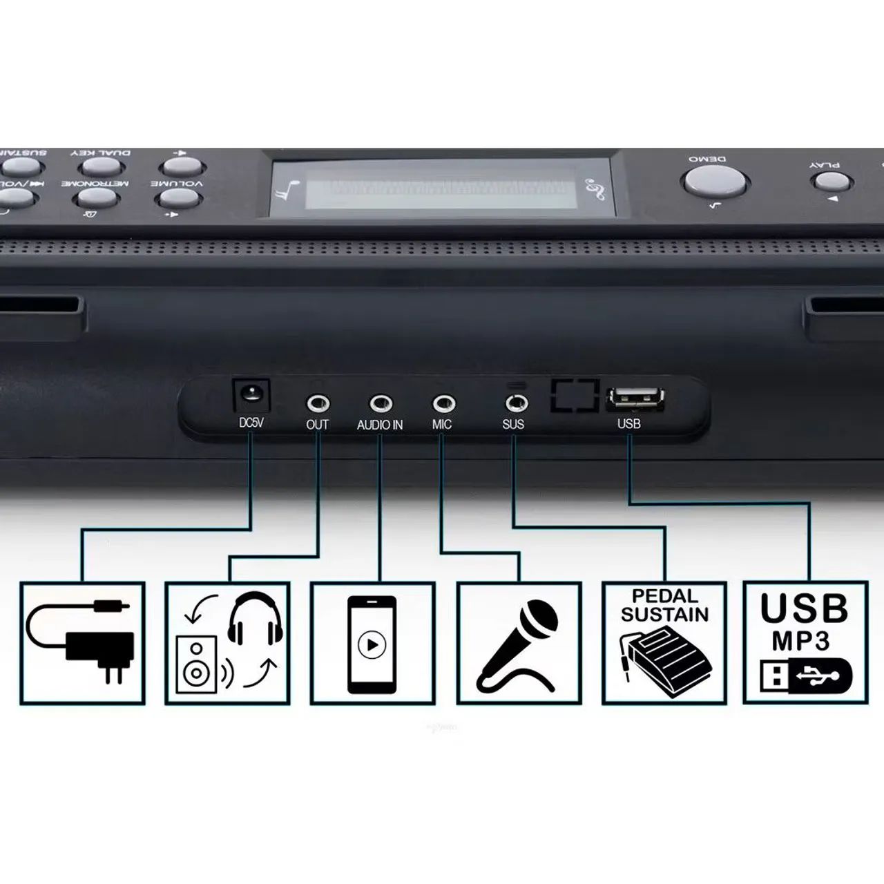 Teclado com Sensibilidade  - Foto 5