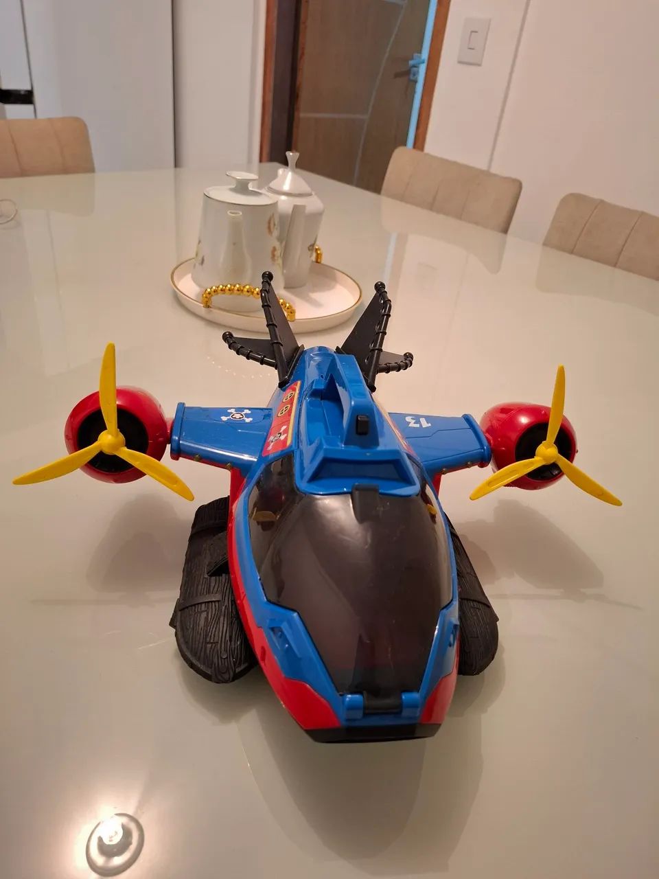 Avião patrulha canina com som e luz - Foto 2