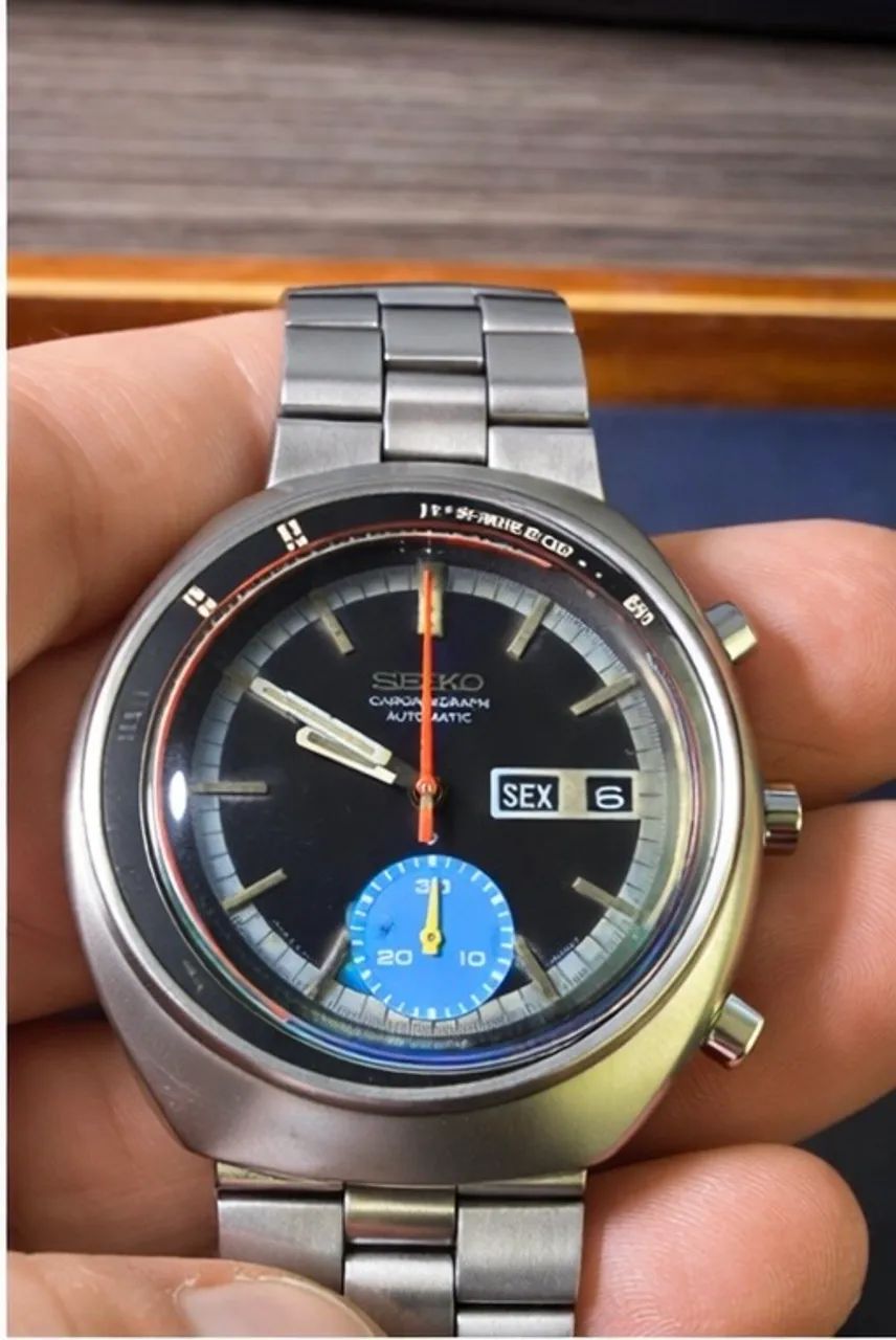 Seiko 6139 Cronógrafo Automático retro racer 