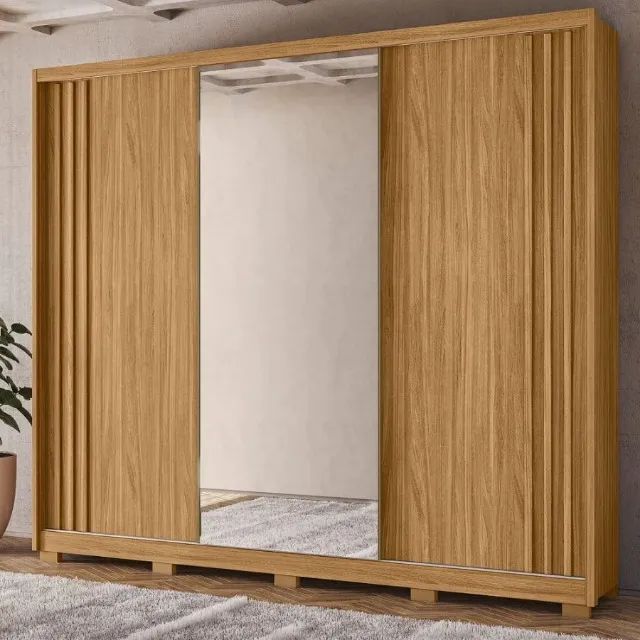 Guarda Roupa Casal 3 Portas c\ Espelo Deslizantes 6 Gavetas DIVIDIMOS EM ATÉ 10X SEM JUROS - Foto 2