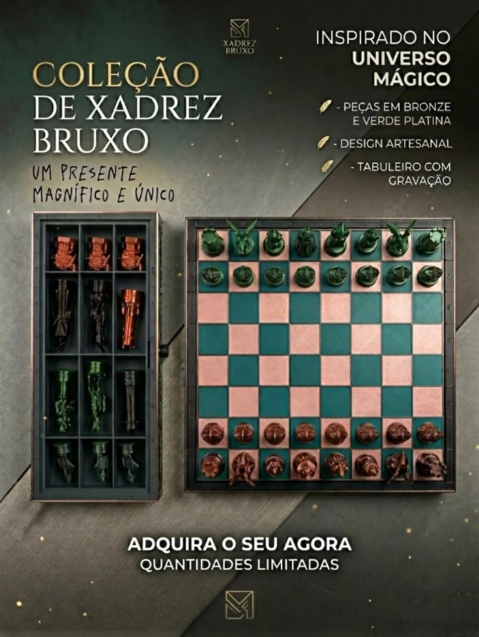 Kit Xadrez - Harry Potter