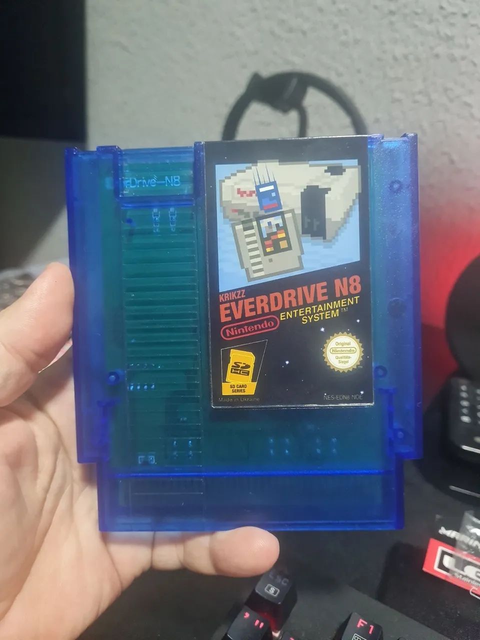 Everdrive Original Krikzz N8 para Nintendo Nes - Peças e
