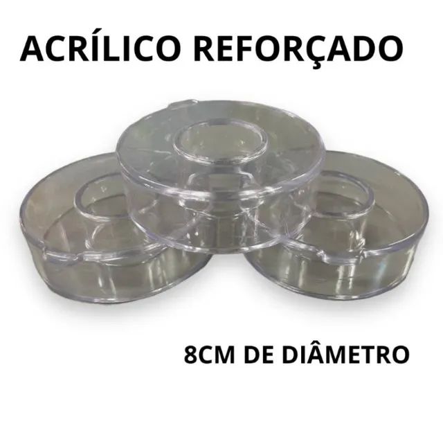 Pote de Acrilico Resistente