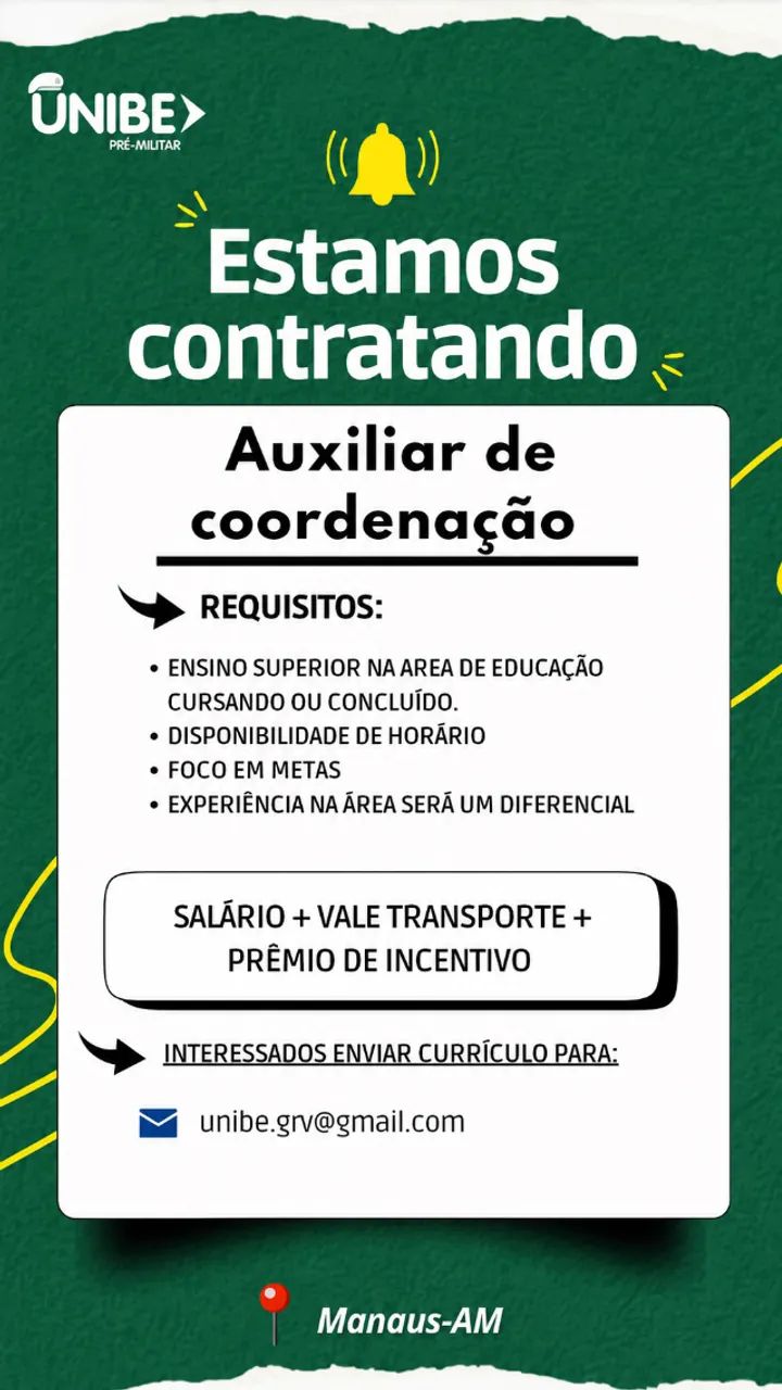 Auxiliar de coordenação
