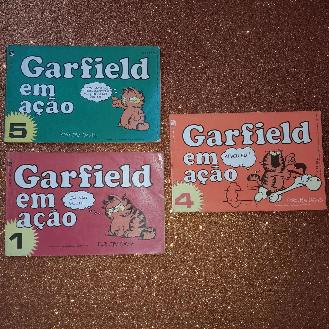 Gibi Garfield em Ação volumes 01,04 e 05