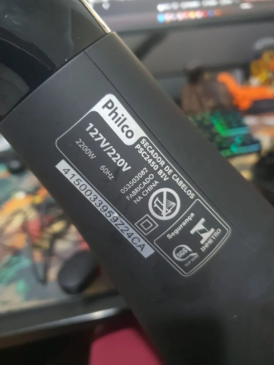 Secador de cabelo philco 2200w bivolt PSC 2450 - Foto 4