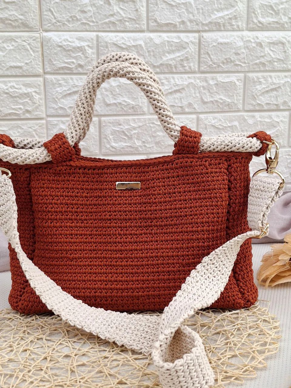 Bolsa de Crochê Moderno - Foto 2