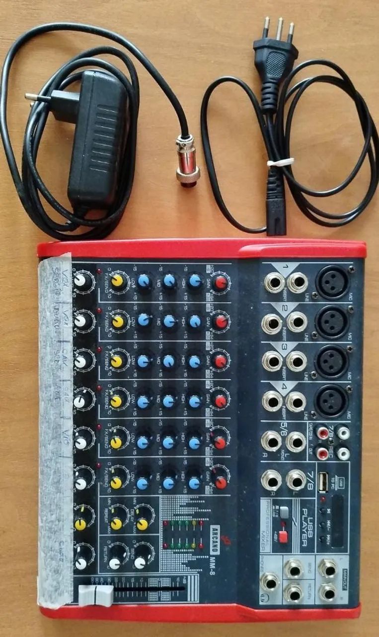 Mesa de som arcano mm8 