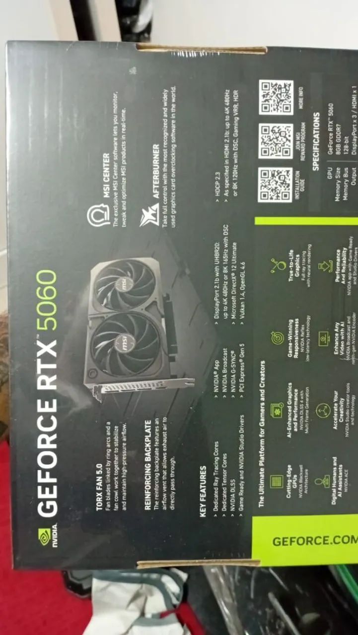Placa Gerforce rtx 5060 nova - Foto 3
