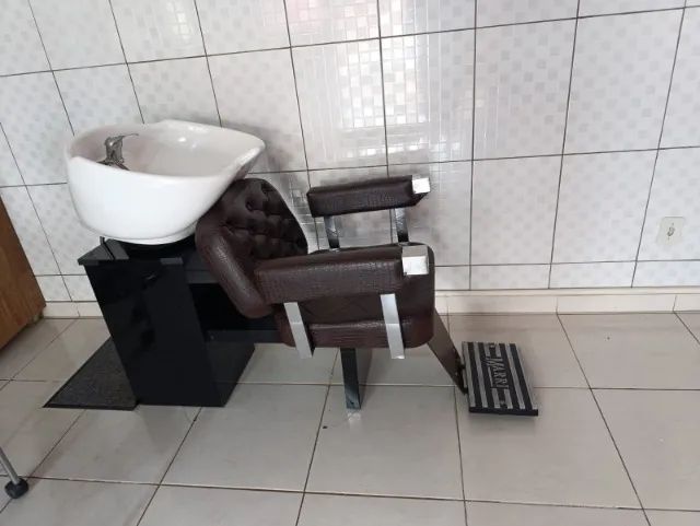 Kit cadeira + lavatório salao