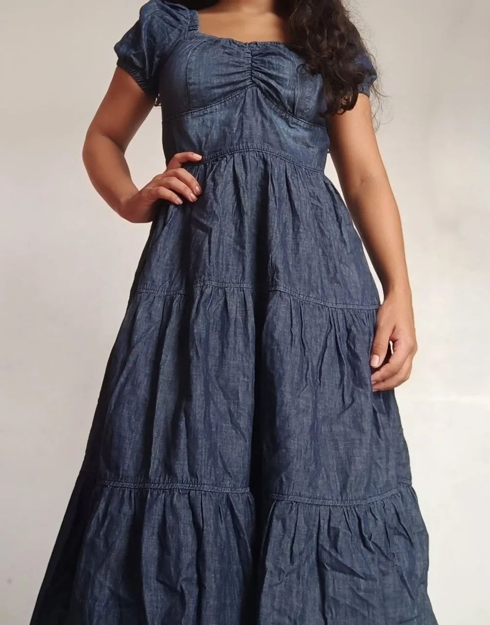 Vestido Midi jeans - Foto 2