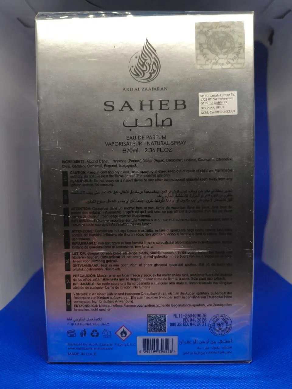 Perfume Masculino SAHEB EMOTIONS  - Foto 3