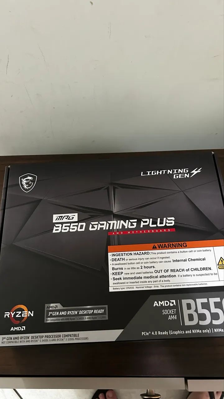 Vendo Placa Mae B550 gaming plus