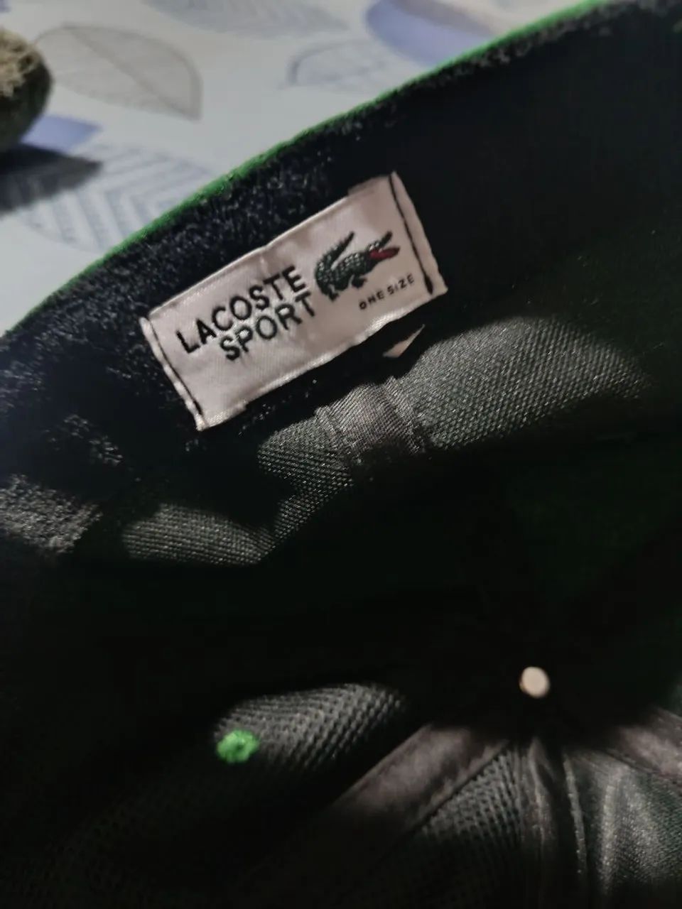 Boné Lacoste sport verde  - Foto 2