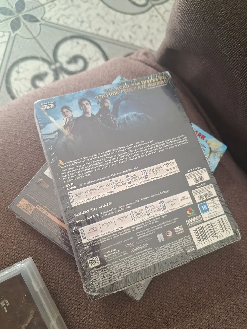 Blu-ray 3D Jurassic Park e Percy Jackson  - Foto 4
