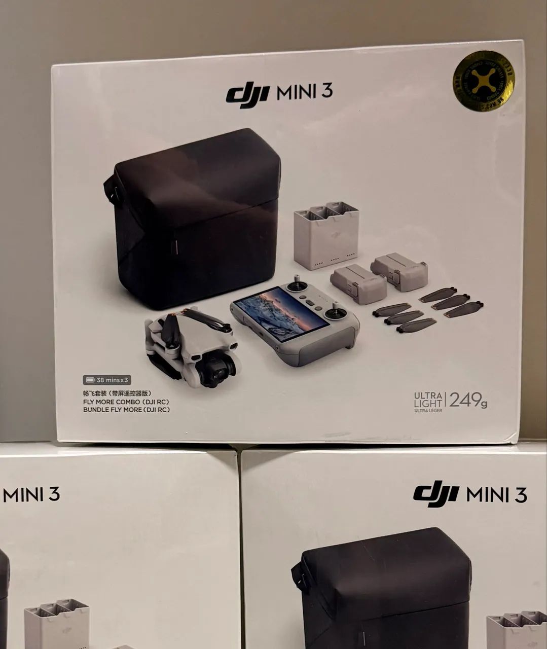 dji mini 3 fly more combo lacrado + N Fiscal 