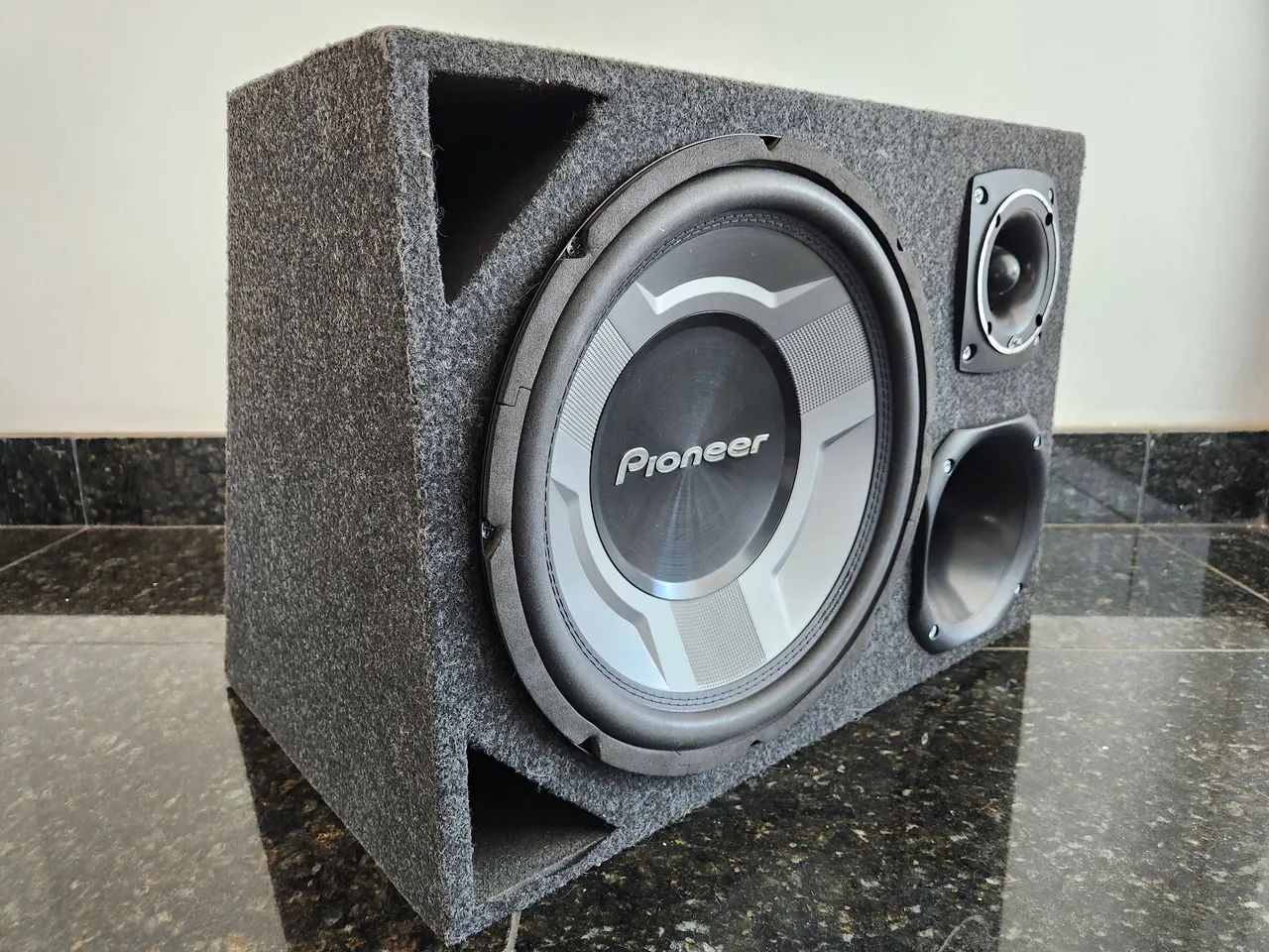 Caixa Trio / Grave com Subwoofer Pioneer de 12 polegadas - Foto 2