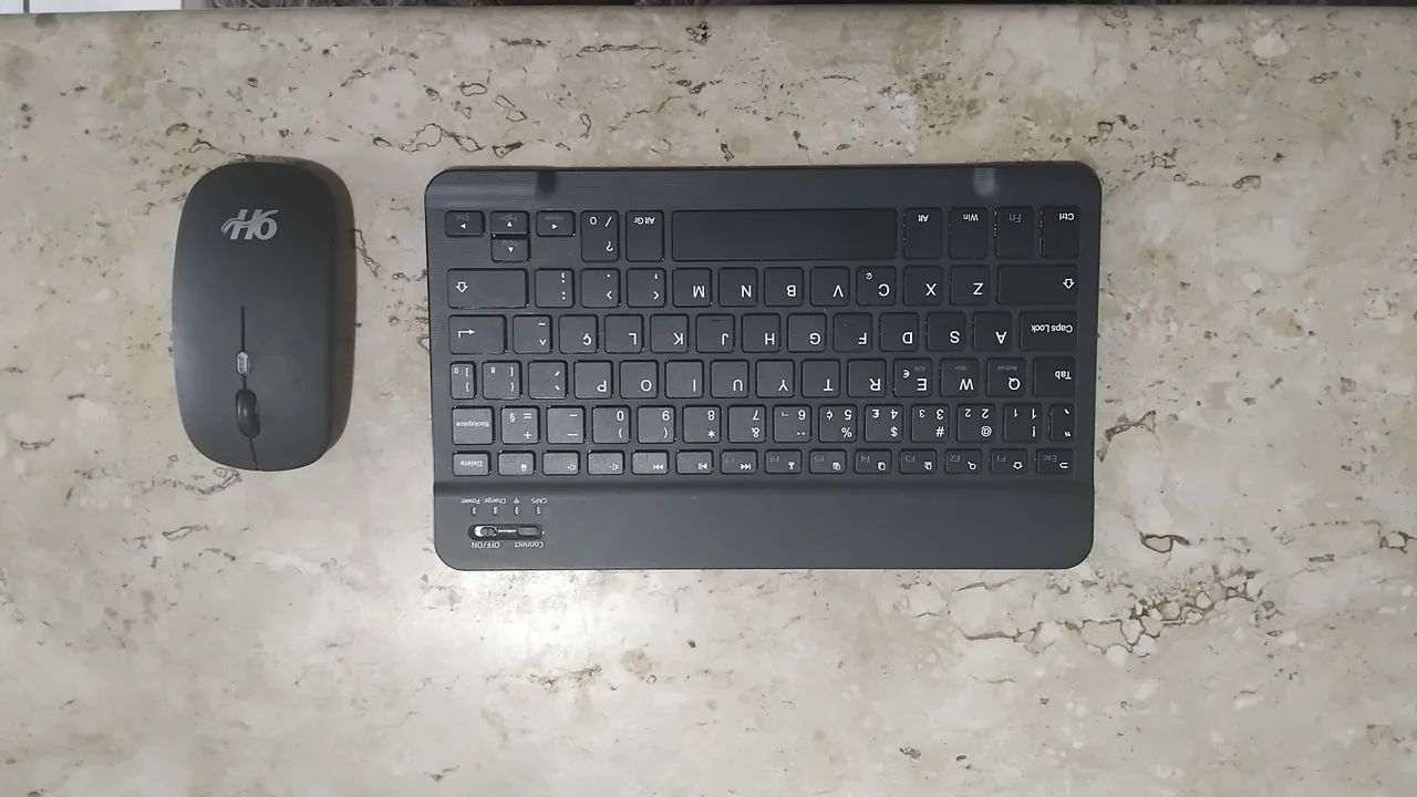 Kit Teclado e Mouse Sem Fio 
