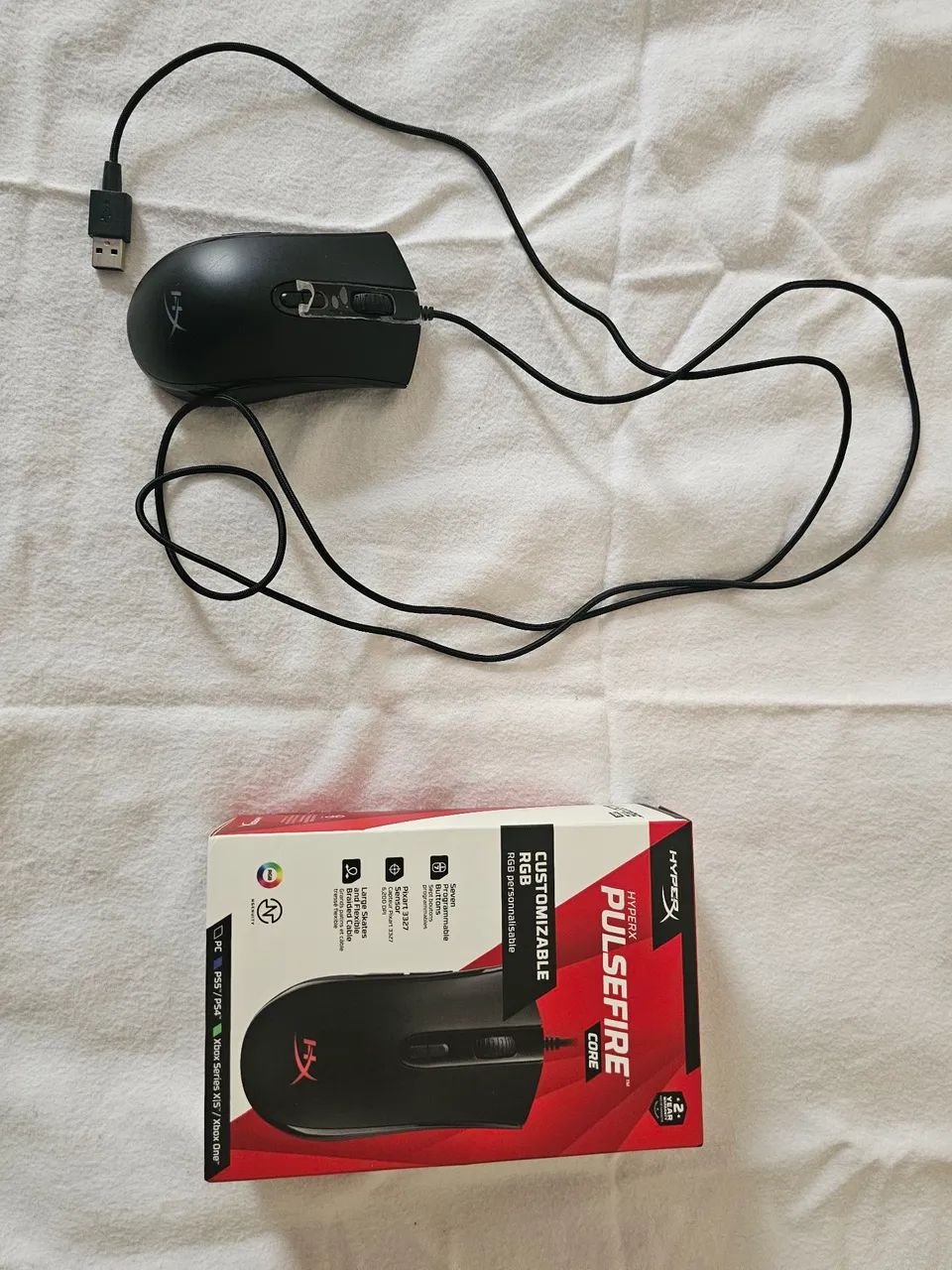 Mouse gamer hyperx pulsefire ( 2 meses de uso)  - Foto 2