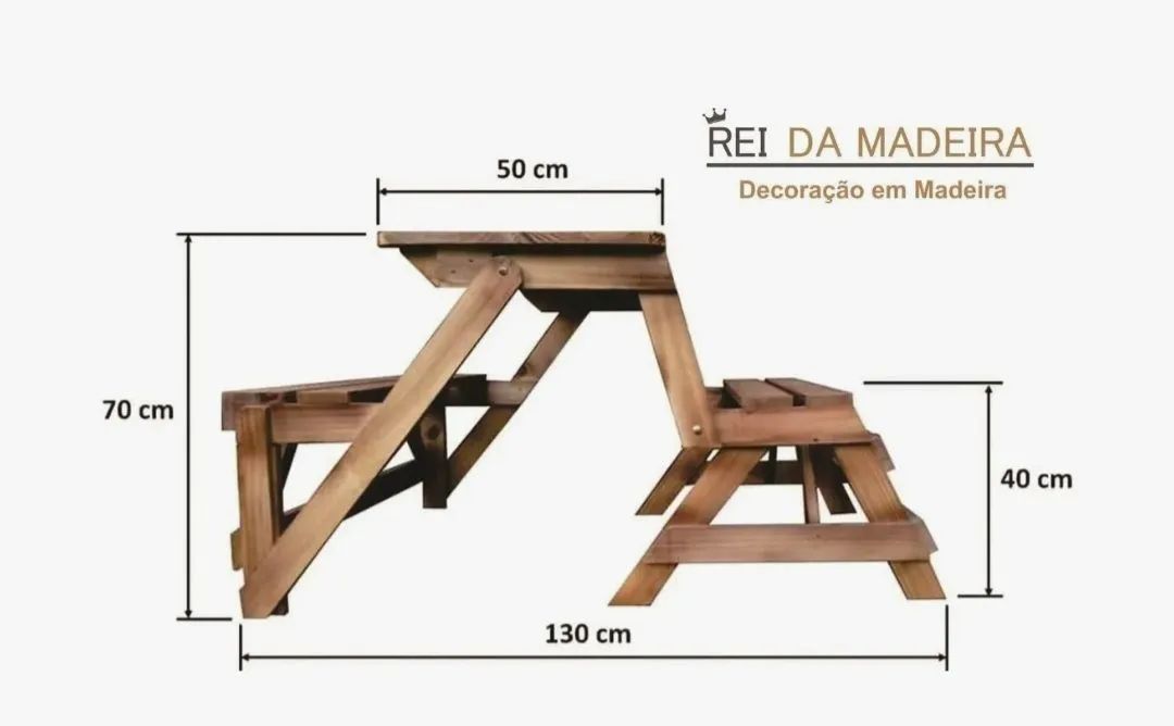 Mesa de madeira mdf