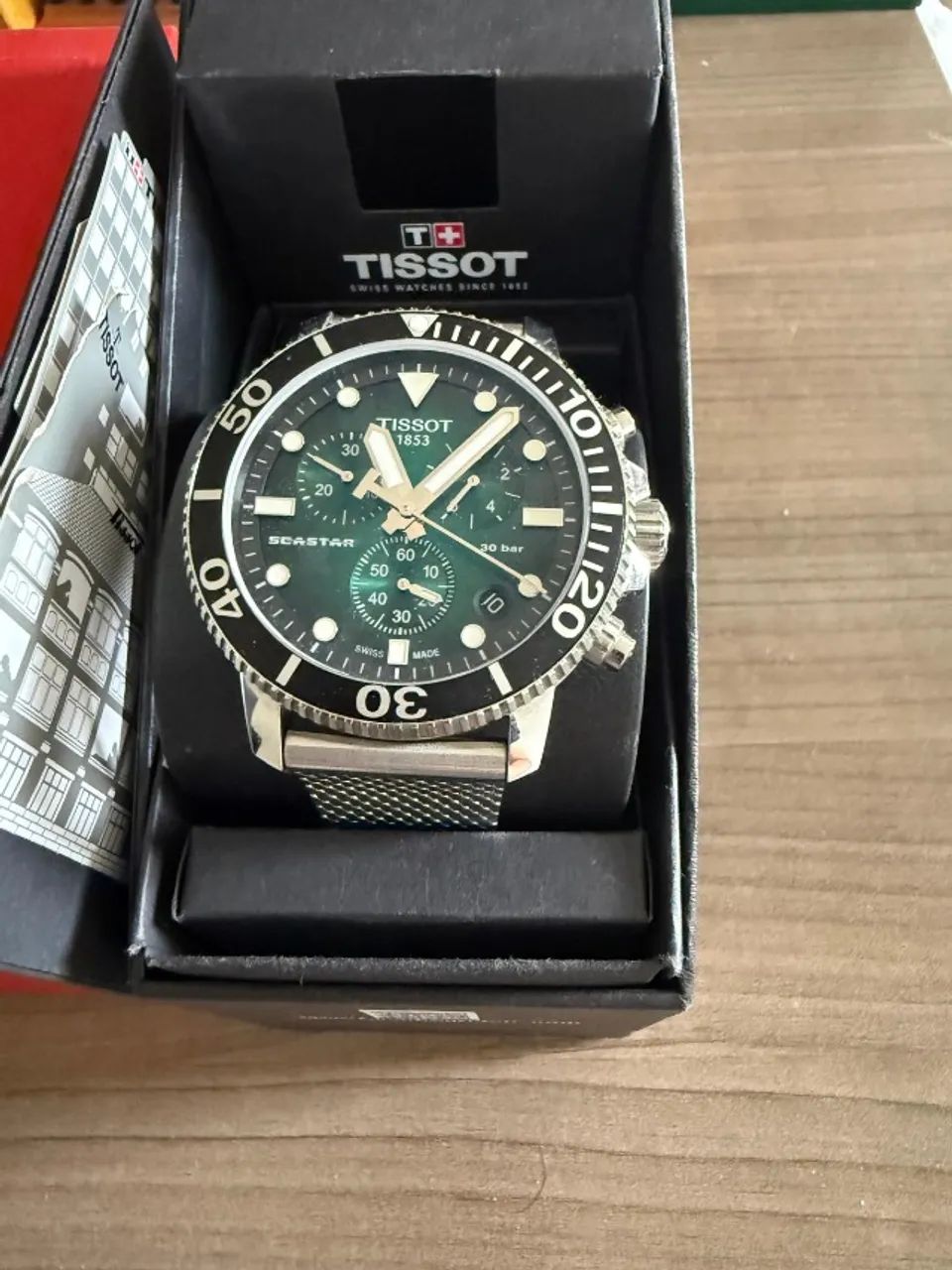 Relógio Tissot Seastar original - verde