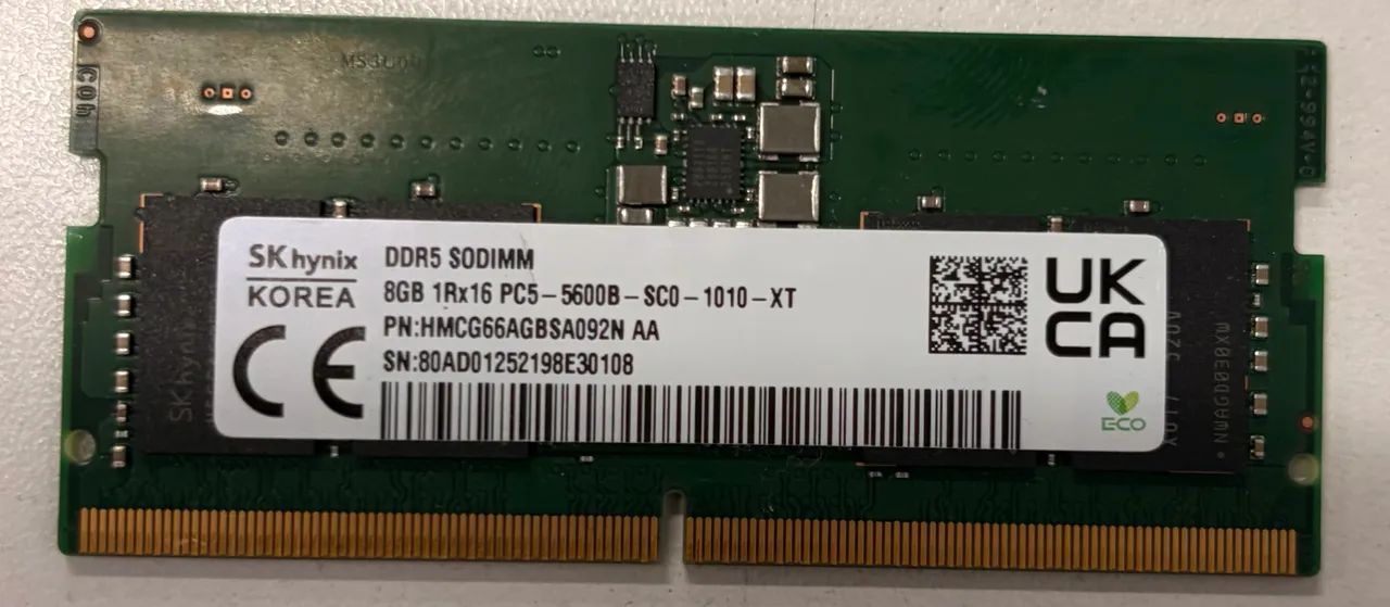 Memória RAM NOTEBOOK DDR5 5600