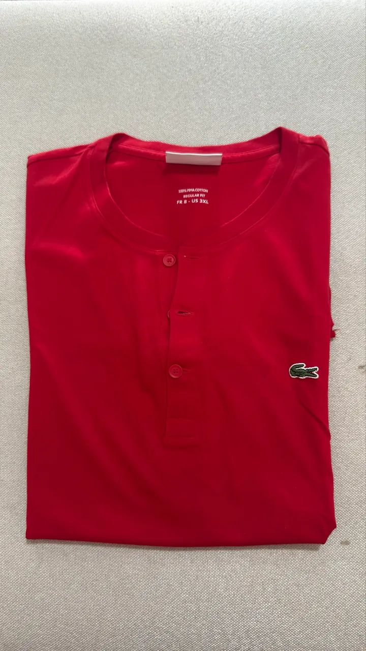 Camiseta Lacoste Henley - Live - Foto 2
